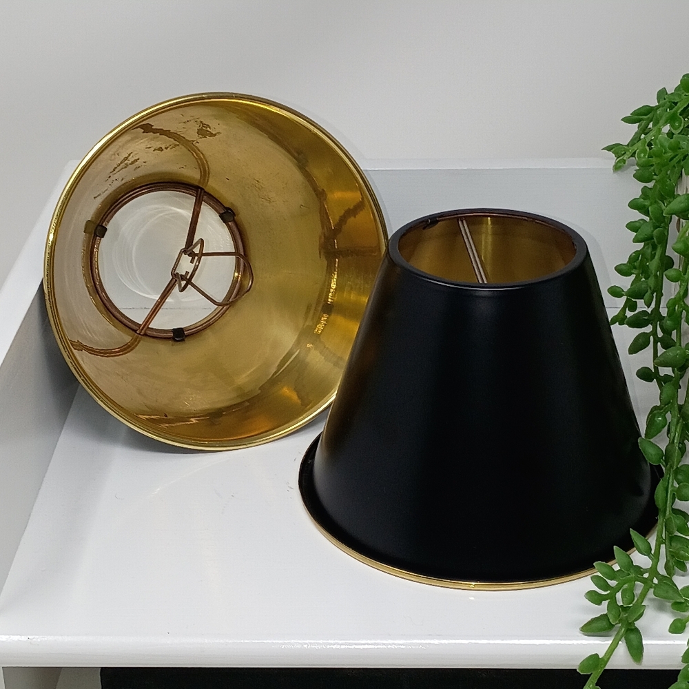 Black and Gold Lampshade